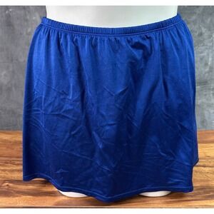 Swim by Cacique Blue Swim Skirt sz 24 (16252)